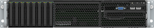 Серверная платформа Intel Celeron Intel® Server System R2208WF0ZSR 2U, 2 x Socket 3647, Xeon SP CLX, Intel C624, 24xDDR4 ECC REG DIMMs 2133/2400/2666/2933 MHz,