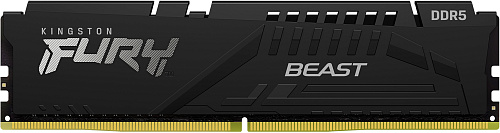 Память оперативная/ Kingston 16GB 5200MHz DDR5 CL40 DIMM FURY Beast Black