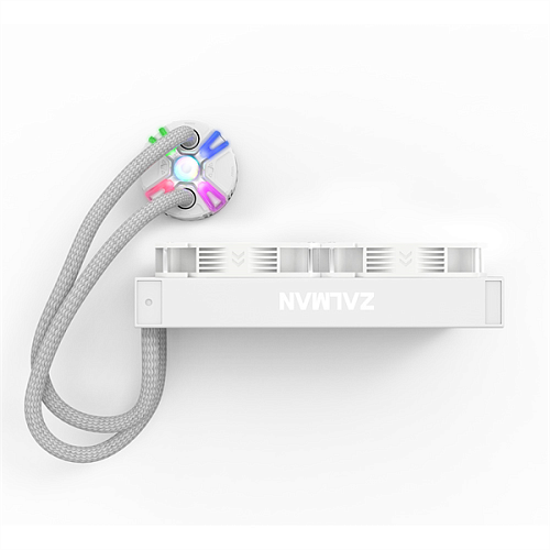 Zalman CPU Liquid Cooler 240mm, ARGB, White