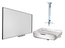 Интерактивная доска SMART SBM787V с проектором SMART UL110W и креплением DIGIS DSM-2