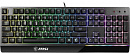 Клавиатура MSI Vigor GK30 RU черный USB for gamer LED