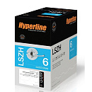 Hyperline UUTP4-C6-S23-IN-LSZH-OR-305 (UTP4-C6-SOLID-LSZH-OR-305) (305 м) Кабель витая пара U/­UTP, категория 6, 4 пары (23 AWG), одножильный (solid),