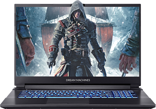 ноутбук dream machines g1650ti-17ru51 17.3"(1920x1080 wva 60hz)/intel core i5 10200h(2.4ghz)/8192mb/512ssdgb/nodvd/ext:nvidia geforce