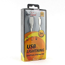 Cablexpert Кабель для Apple CC-G-APUSB01W-3M AM/Lightning, серия Gold, длина 3м, белый, блистер