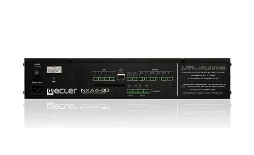 Усилитель ECLER [NXA4-80] Цифровой аудиопроцессор. Цифровая матрица, сетевой зональный усилитель, со встроенным AMIC DSPмодулем и удаленным управление