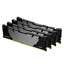 Оперативная память KINGSTON Память оперативная/ 32GB 2666MHz DDR4 CL13 DIMM (Kit of 4) FURY Renegade Black