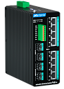 Управляемый промышленный Full Gigabit Ethernet коммутатор 2 уровня, 8 x 1G RJ45 PoE++, 2 x 1G SFP, 2 x 2.5G SFP, 2 x DI, 2 x DO, общий PoE бюджет 360W