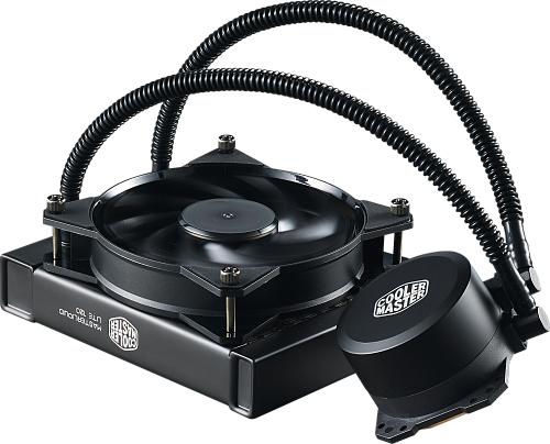 Система охлаждения/ Cooler Master MasterLiquid Lite 120 (180W, 120mm, fans: 1x120mm/66.7CFM/30dBa/2000rpm, 1200/115X/2066/2011-V3/2011/AM5/AM4/AM3