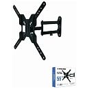 TRESS WM 2544M черный 23"-55" 180 градусов. Вылет от стены 49-400 мм. Крепление стандарта VESA 75х75, 100х100, 100х200, 200х200, 200х300, 300х300, 300