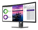 Dell 34" U3419W Curved LCD BK/BK (IPS; 21:9; 300 cd/m2; 1000:1/2M:1; 3440x1440; 5ms; 178/178; 2хHDMI; DP; mini DP; USB; HAS; Tilt; Spk 2х9W)