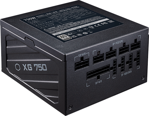 Блок питания 750Вт/ Power Supply Cooler Master XG750 Platinum, 750W, ATX, 135mm, 24pin, 12xSATA, 4xPCI-E(6+2), APFC, 80+ Platinum, Full Modular