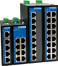 Неуправляемый промышленный Full Gigabit Ethernet коммутатор, 5 x 1G RJ45, питание 2 x 9~60VDC, монтаж на DIN-рейку