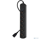 Ippon Сетевой фильтр BK-6-UPS-1.8-10-B 1.8м (6 розеток) черный (коробка) (1804672)