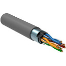 ITK LC1-C5E04-321-S-R Витая пара F/UTP 5E 4х2х24 AWG LSZH серый (305м) РФ/С