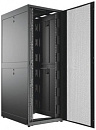Шкаф серверный C3 Solutions (C3.RF4202) напольный 42U 600x1200мм пер.дв.перфор. 2 бок.пан. задн.дв.перфор.2-хст. 1500кг черный 1200мм 150кг 1982мм ста