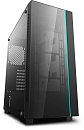 Блок питания DEEPCOOL MATREXX 55 V3 без БП, боковое окно (закаленное стекло), LED strip спереди, черный, ATX