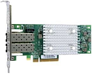 адаптер Qlogic QLE2692 16Gb Dual Port FC HBA, x8 PCIe, SR LC multi-mode optic, LP + FH, transivers included