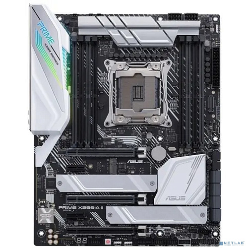 Материнская плата ATX ASUS PRIME X299-A II (LGA2066,X299,8*DDR4(4266),8*SATA 6G RAID,2*M.2,5*PCIE,7.1CH,Glan,10*USB 3.2,USB Type-C)