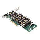 RAID-контроллер Microsemi Adaptec SmartRAID 3254-8i (32548IXS) PCIe 4.0 x8, LP, 24G SAS/SATA/NVMe, RAID 0,1,5,6,10,50,60, 8port(1x SFF-8654), 4GB C