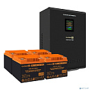 Exegate EX296683RUS Комплект ИБП EX296005RUS + батарея 45Ач EX285666RUS 4шт (инвертор, синус, для котла, настенный) FineSine SX-7000.LCD.AVR.2SH.T <70