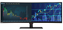 Монитор Lenovo ThinkVision P44w 43.4" 32:10 VA 3840 x 1200 6ms 3000:1 380 178/178 //2xHDMI 2.0/DP1.4/2xUSB-C/Tilt, swivel, lift