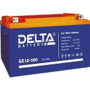Delta GX 12-100 (100 А\ч, 12В) свинцово- кислотный аккумулятор
