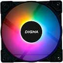 Вентилятор Digma DFAN-FRGB1 RGB 120мм черный 3-pin 4-pin (Molex)Ret