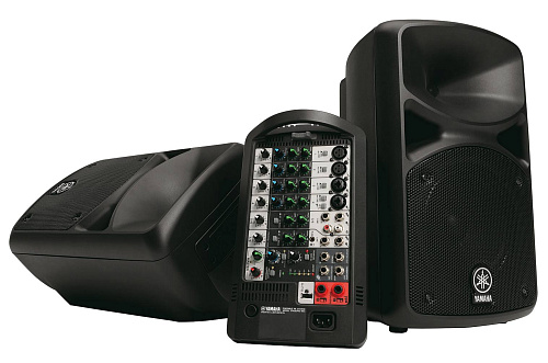 Система звукоусиления Yamaha [STAGEPAS 600BT] портативная (комплект), 680 Вт, 2 х 10"+1.4", 10-канальный микшер (4 моно/линейных входа + 6 моно/3 стер