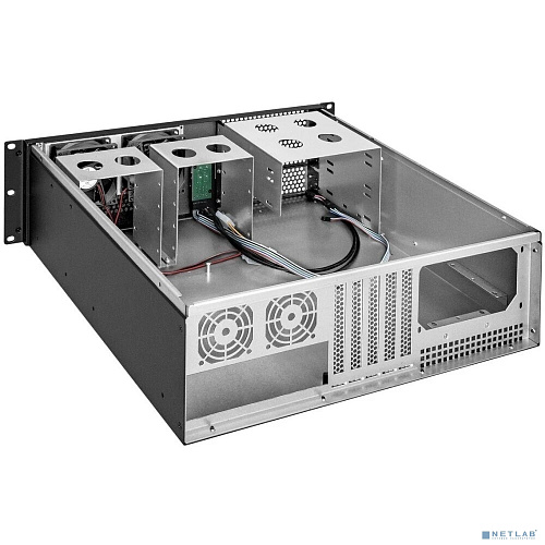 Exegate EX264270RUS Серверный корпус Exegate Pro 3U390-08 <RM 19", высота 3U, глубина 390, без БП, USB>