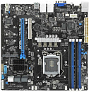 Материнская плата ASUS P11C-M/4L Soc-1151 iC242 uATX 4xDDR4 6xSATA3 SATA RAID i210AT 4xGgbEth Ret
