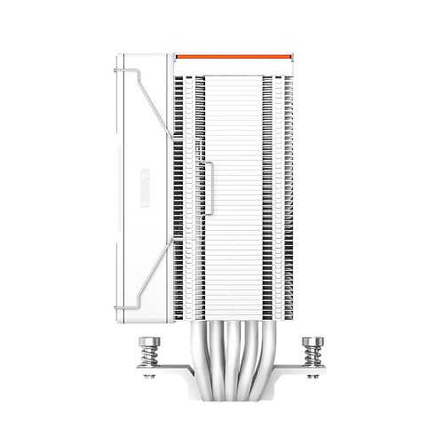 Кулер для процессора/ PCCooler RZ500 WH (250W, 4-pin PWM, 155mm, Al/Cu, 5x6mm, 1x120mm, 86.73CFM, 32dBA, 2200RPM, S: 1851/1700/1200/115X, AM5/AM4,