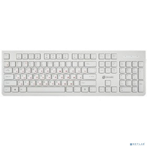 Клавиатура Oklick 505M белый USB slim {1196547}