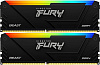 Память оперативная/ Kingston 16GB 3733MT/s DDR4 CL19 DIMM (Kit of 2) FURY Beast RGB