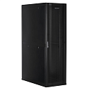 Серверный шкаф SMARTWATT Серверный шкаф Rack S-Series 42U 600x1200мм, двери с перфорацией, боковые панели 4шт и ролики в комплекте, черный (4512020620