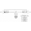 Hyperline PC-LPM-UTP-RJ45-REV-RJ45-C5e-3M-LSZH-GY Реверсивный Патч-корд U/­UTP, Cat.5e, LSZH, 3 м, серый