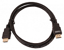 Кабель аудио-видео LAZSO WH-111 HDMI (m)/HDMI (m) 1м. позолоч.конт. черный (WH-111(1M))