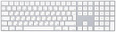 Клавиатура Apple MQ052RS/A белый USB беспроводная BT slim Multimedia