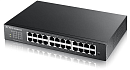 Коммутатор Smart L2 коммутатор Zyxel GS1900-24E, rack 19", 24xGE, настольный, бесшумный