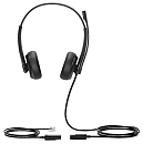 Гарнитура YEALINK YHS34 Dual Дуо, Проводная, HD звук, QD, RJ9, шт