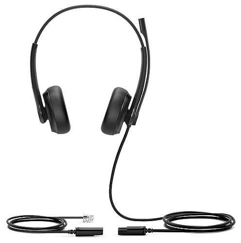 Гарнитура YEALINK YHS34 Dual Дуо, Проводная, HD звук, QD, RJ9, шт