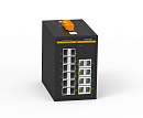 Управляемый коммутатор c 12 слотами 100/1000Base-X SFP , 8 портами 10/100/1000Base-T(X) (разъем RJ45), один вход питания 110-240 В перем. или 110-22