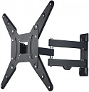 Кронштейн для телевизора Hama H-118103 черный 32"-65" макс.25кг настенный поворот и наклон