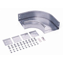 DKC 36043KHDZ Угол CPO 90 горизонтальный 90° 200х100 в комплекте с крепежными элементами и соединительными пластинами