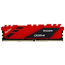 Память DIMM DDR4 8Gb PC21300 2666MHz CL19 Netac Shadow red 1.2V (NTSDD4P26SP-08R)