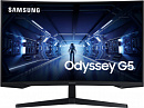 Монитор Samsung 32" Odyssey G5 C32G55TQBI черный VA LED 1ms 16:9 HDMI матовая 300:1 300cd 178гр/178гр 2560x1440 144Hz DP WQ 5.2кг