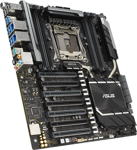 Материнская плата ASUS Материнская плата/ PRO WS X299 SAGE II ; 1x Intel Socket X299 ; 8 x DIMM DDR4 Non-ECC, Un-buffered Memory; 7 x PCIe 3.0/2.0 x16; 8 x SATA 6Gb