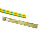 TDM SQ0518-0210 Термоусаживаемая трубка ТУТнг 8/4 желто-зеленая по 1м (50 м/упак)