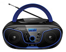 Аудиомагнитола Hyundai H-PCD160 черный/синий 4Вт/CD/CDRW/MP3/FM(dig)/USB