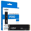 Твердотельный накопитель Crucial SSD Disk P310 500GB M.2 2280 NVMe (PCIe Gen 4 x4) SSD (6000 MB/s Read 3500 MB/s Write), 1 year, OEM