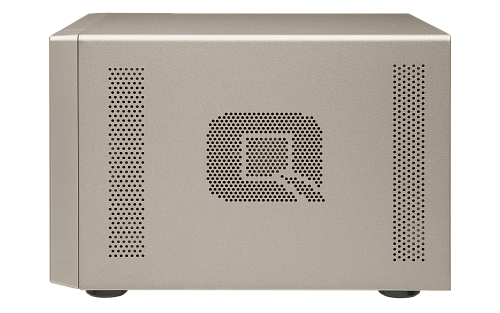 Сетевое хранилище без дисков SMB QNAP TVS-673e-8G NAS, 6-tray w/o HDD, 2xM.2 SSD Slot, 2xHDMI-port. Quad-сore AMD quad-core 2.1 GHz up to 3.4 GHz ,